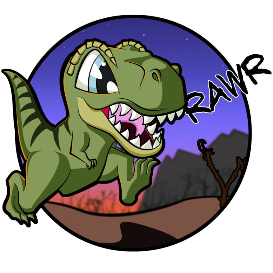 Dinosaur pin page clipart vector 2