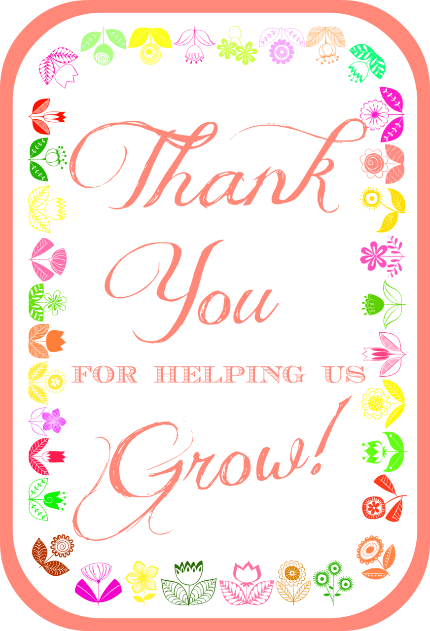 Thank you for helping us grow teacher appreciation printable the silly pearl ts diy clipart clip art