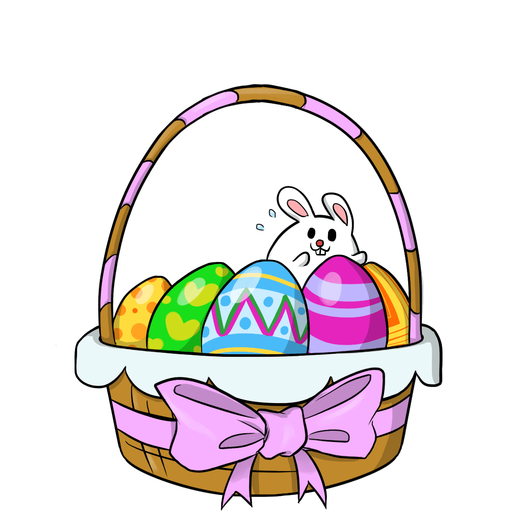 Easter baskets clipart image