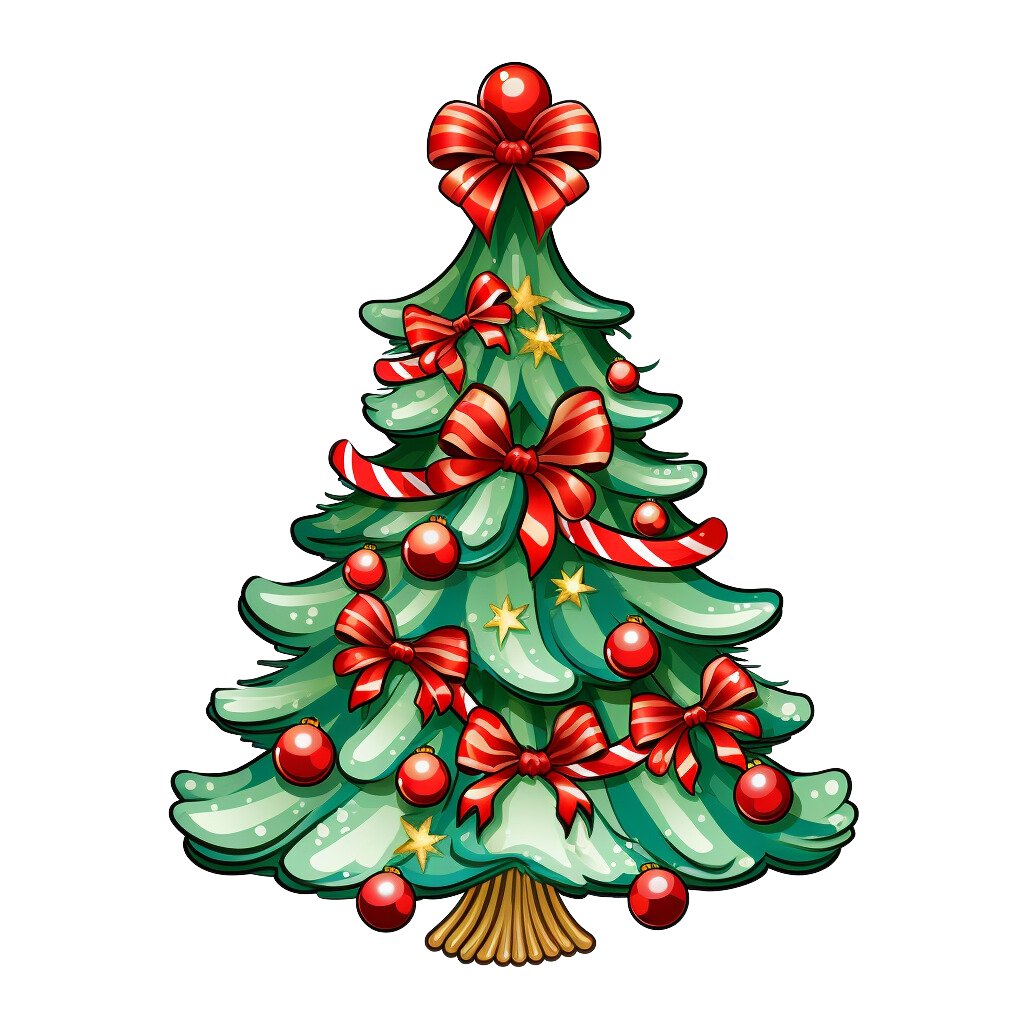 Christmas tree clipart draw photo