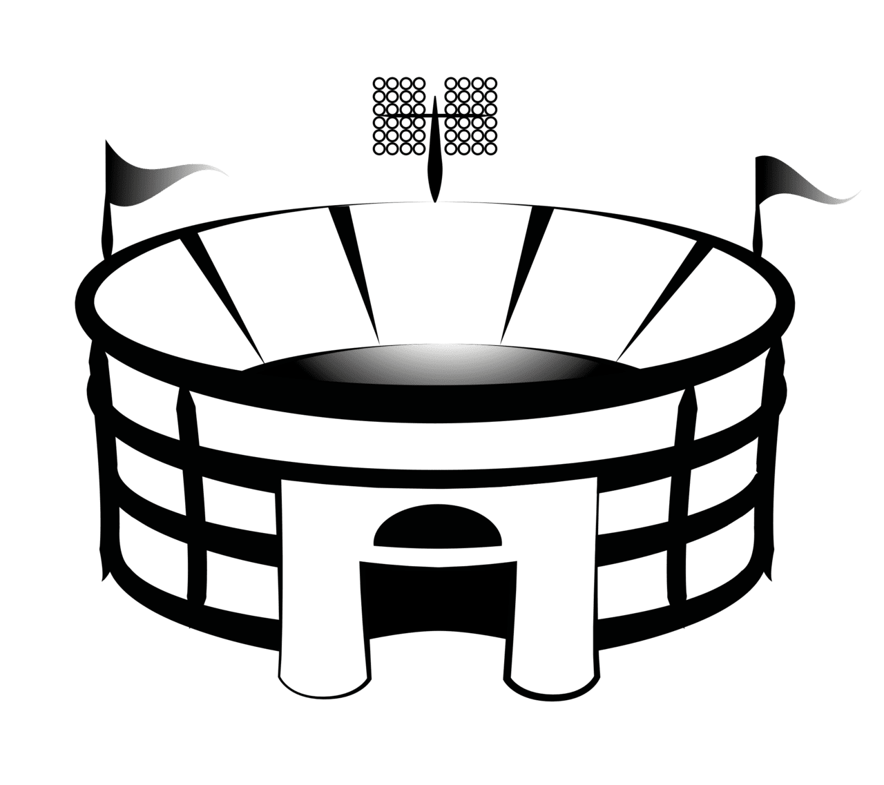 Football yankee stadium clipart clipground clip art