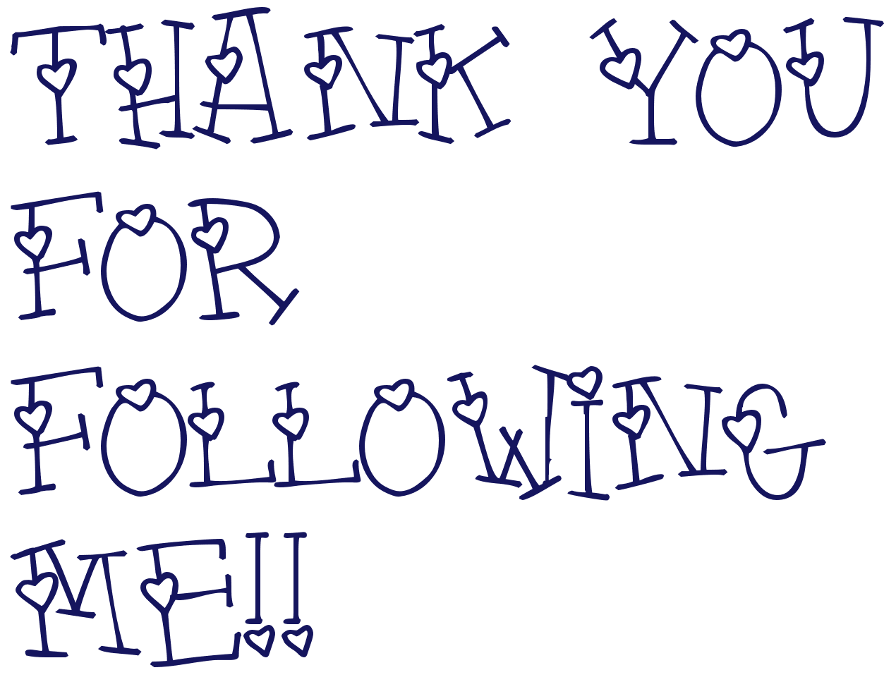 Thank you cute fonts font generator clipart background