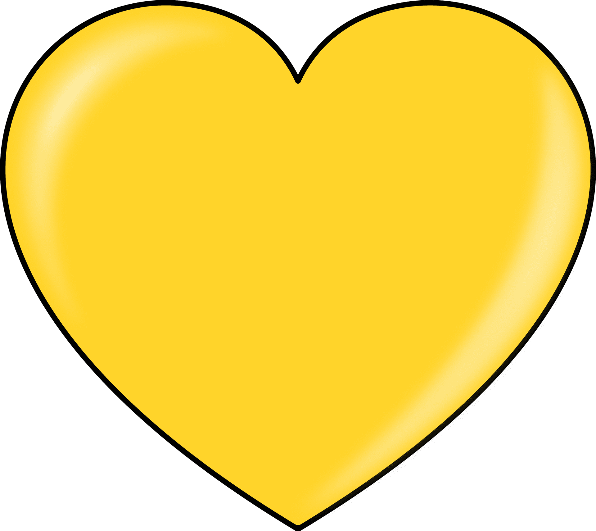 Gold heart clipart background