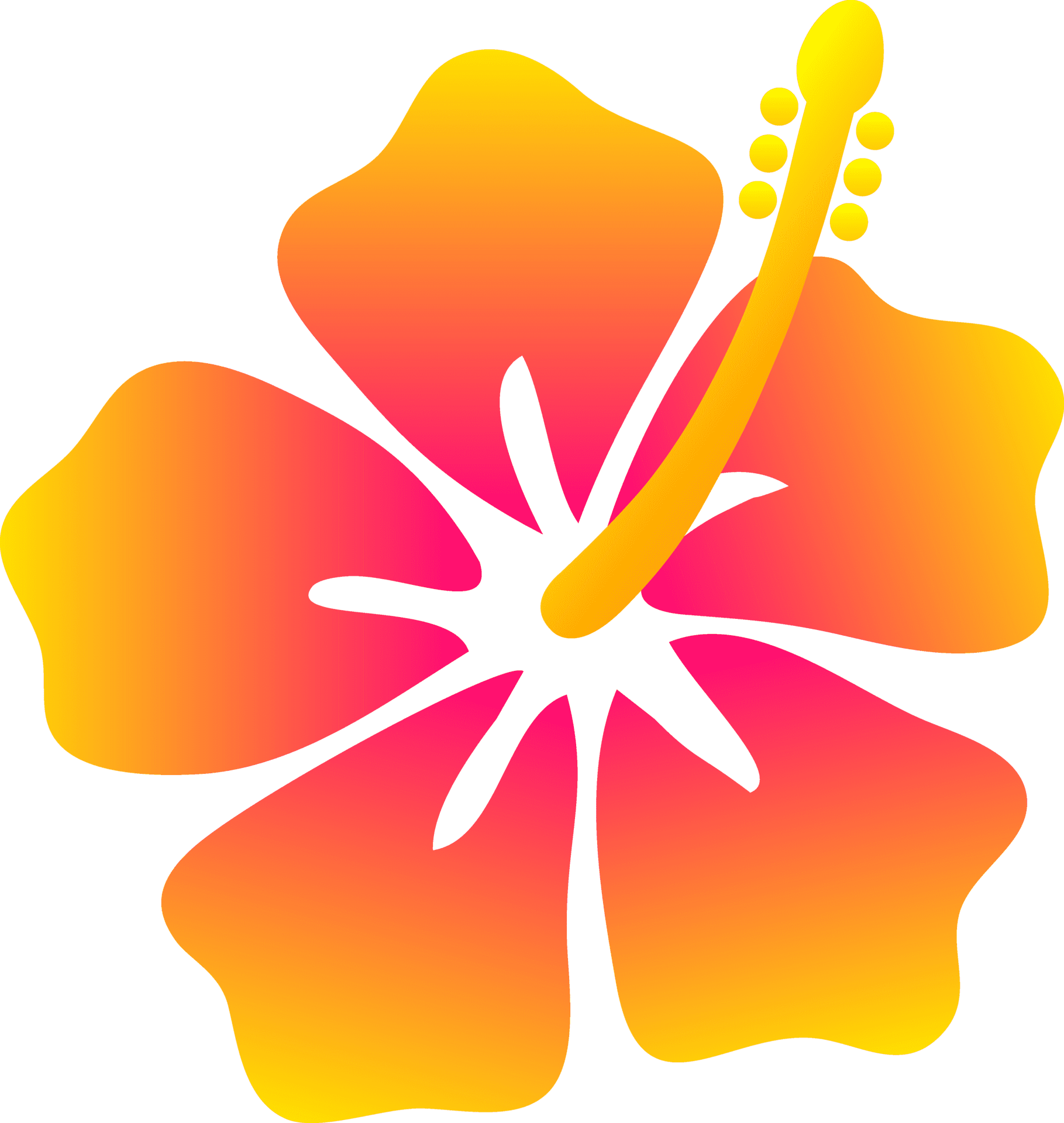 Hawaiian flower vector images cliparts clipart library