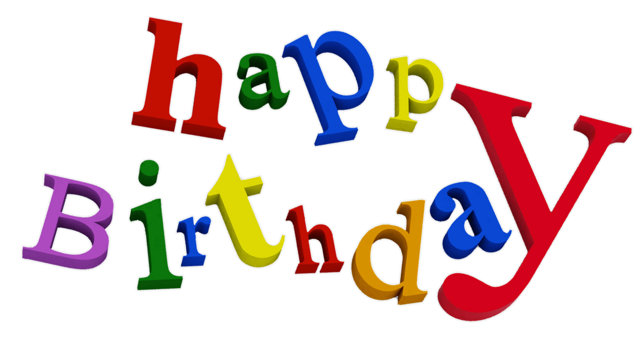 Happy birthday clipart logo