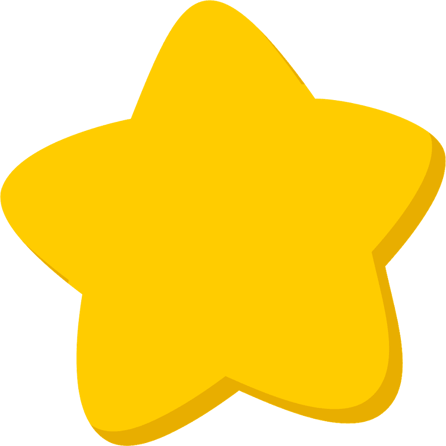 Gold star clipart logo