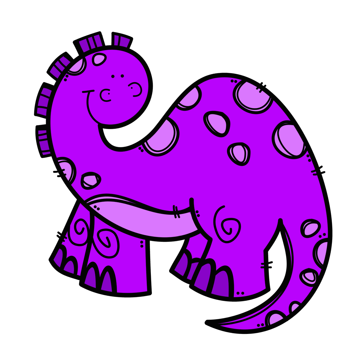 Dinosaur pin page clipart clip art 2