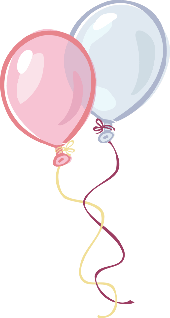 Background pink balloon clipart