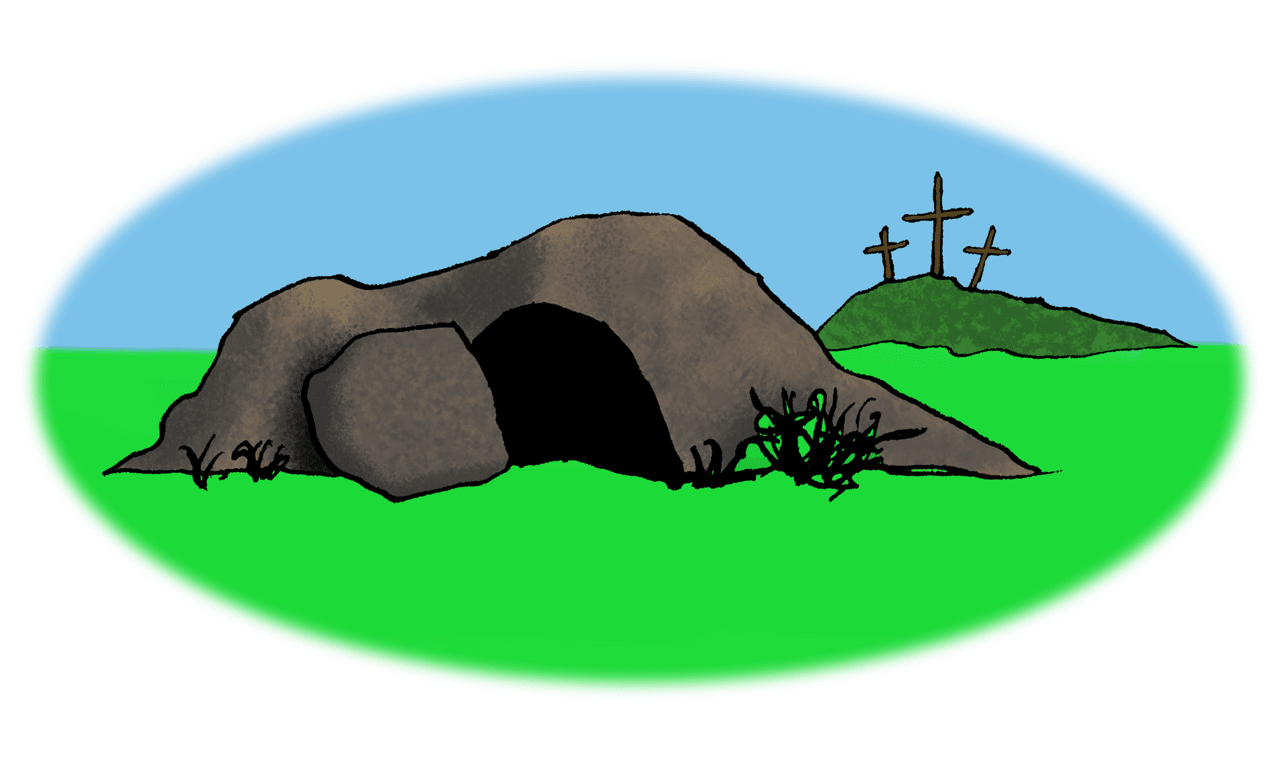 Cross easter clipart for your church free