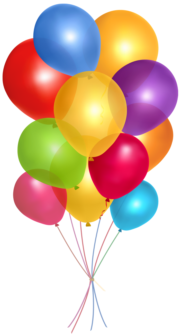 Balloon clipart multicolor picture