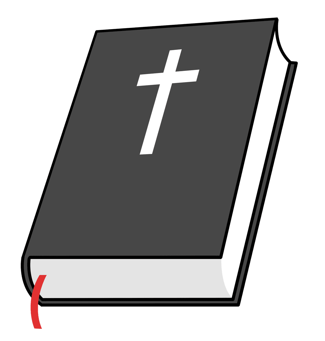 Cross pin page clipart image