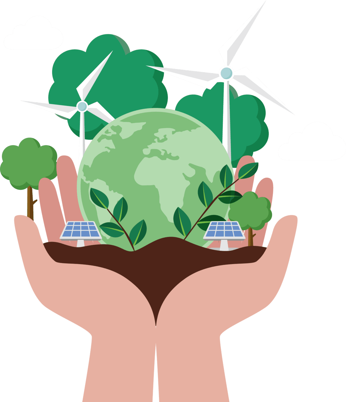 Earth world environment day clipart picture