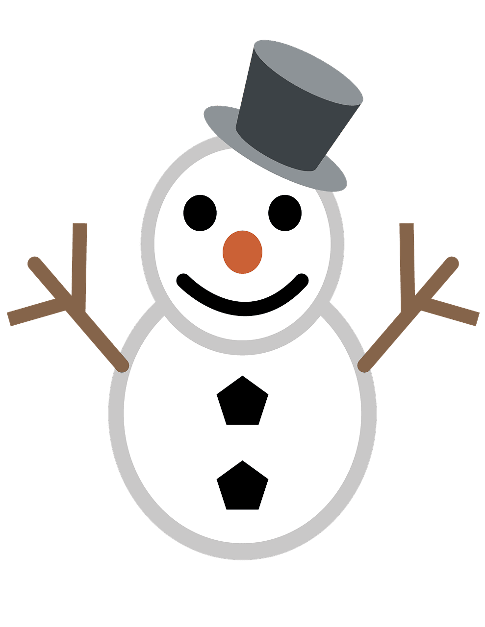 Snowman snemand julen vinter gratis billeder pixabay clipart photo