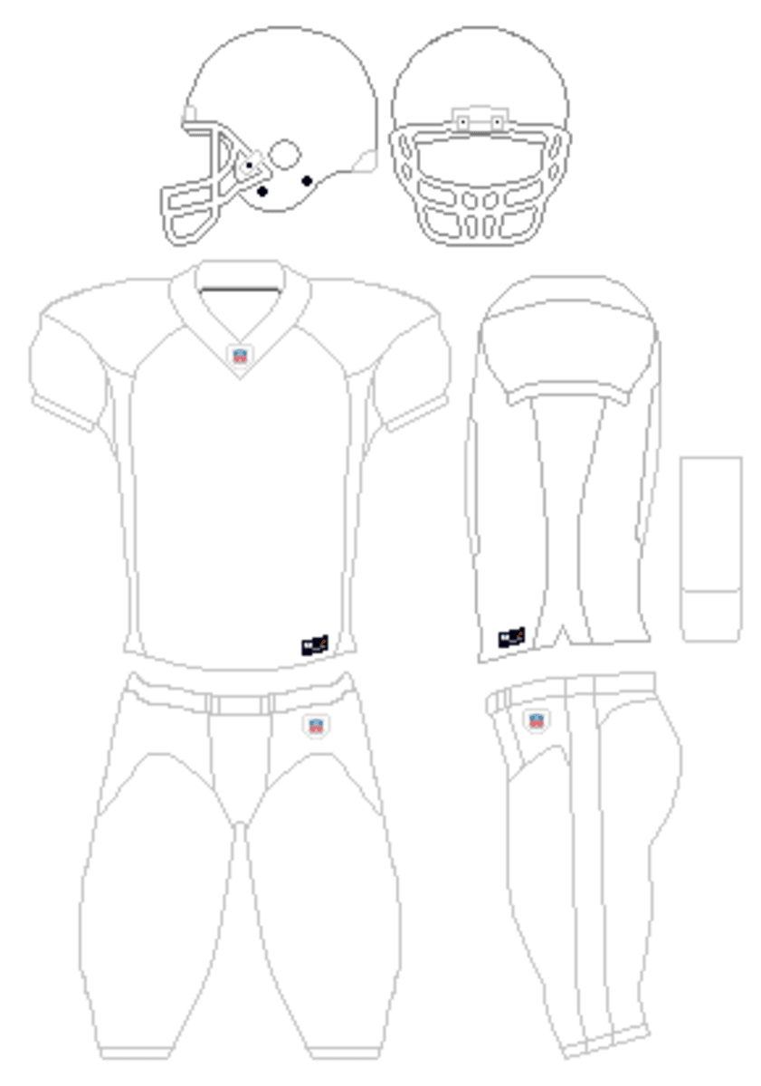 Football coloring pages sheets for kids clipart photo