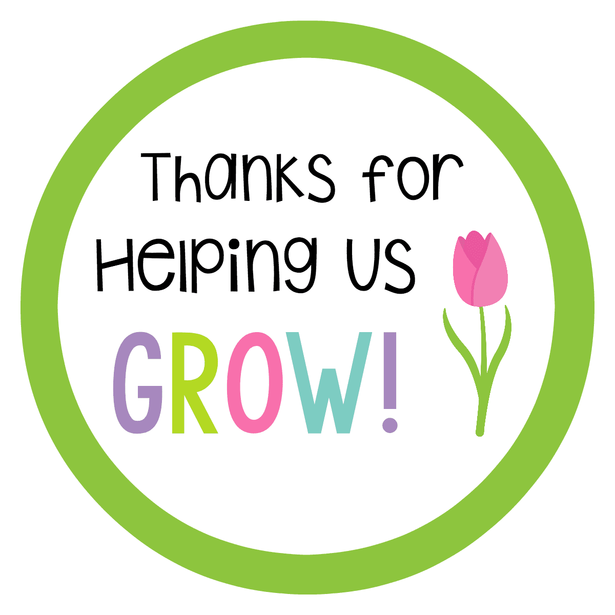 Thank you flowers for teacher idea clipart vector