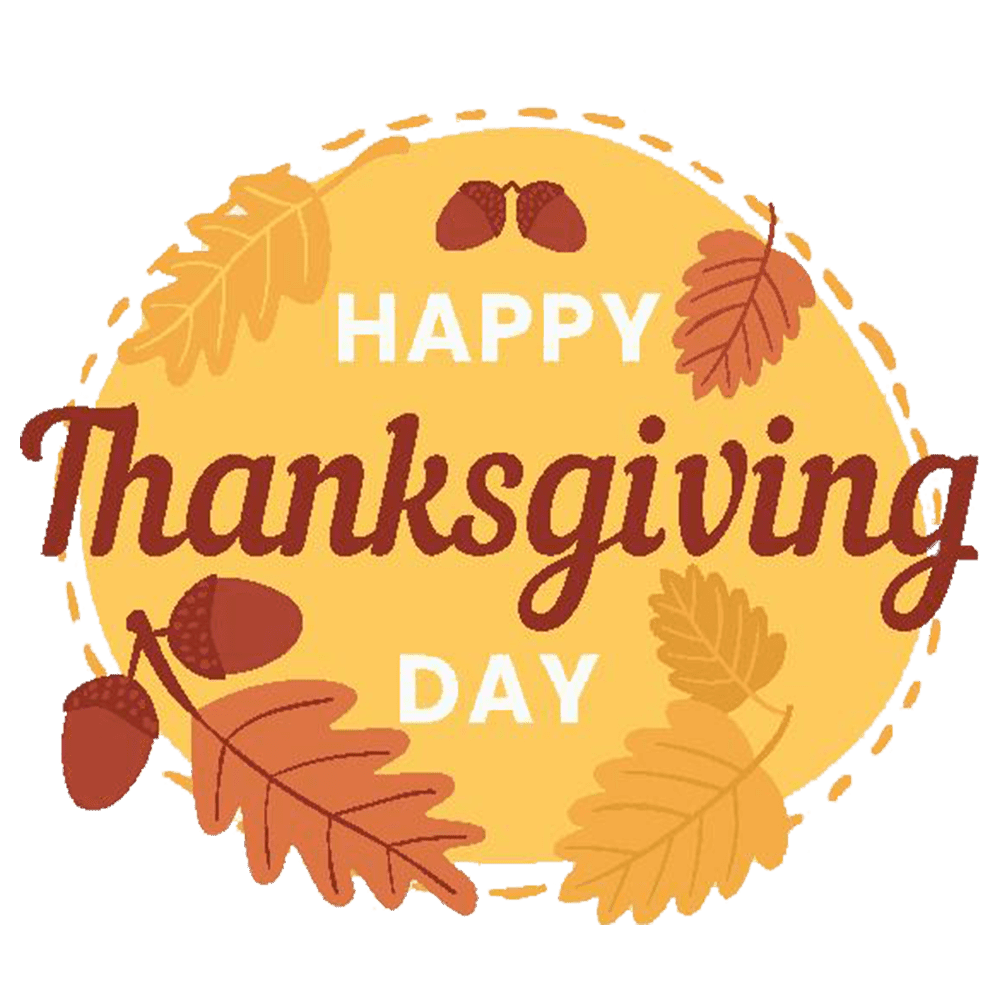 Cute thanksgiving clipart vector