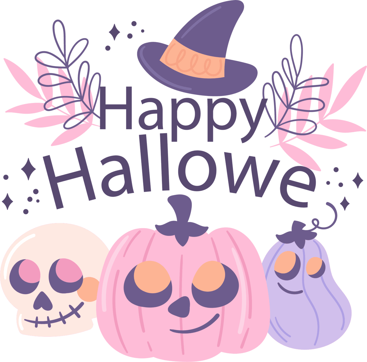 Happy halloween vector clipart