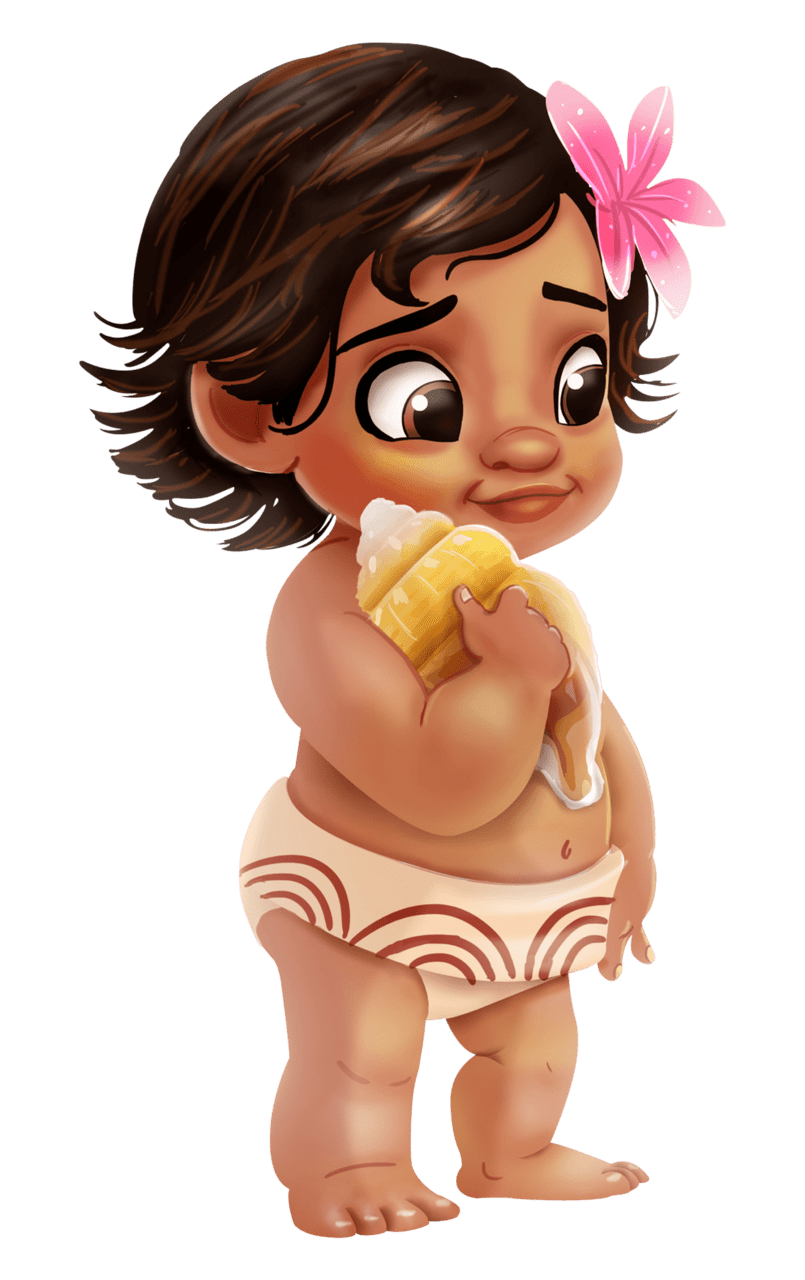 Moana baby stic clipart photo