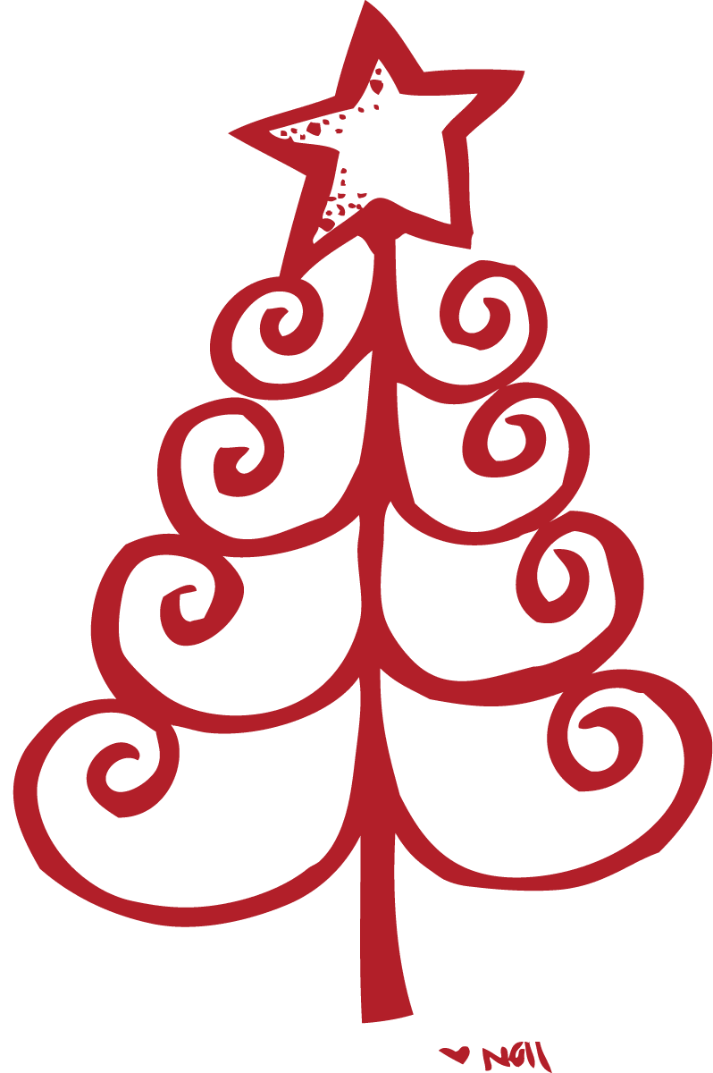 Red christmas tree google search clipart holiday printables vector