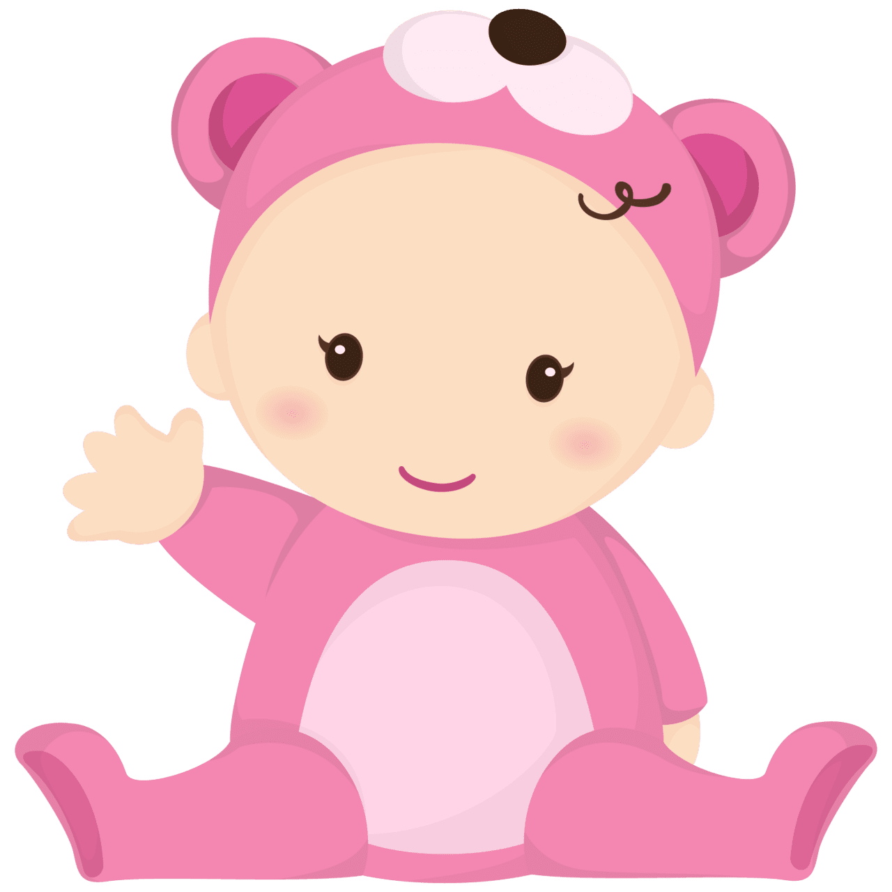 Baby pin page clipart vector