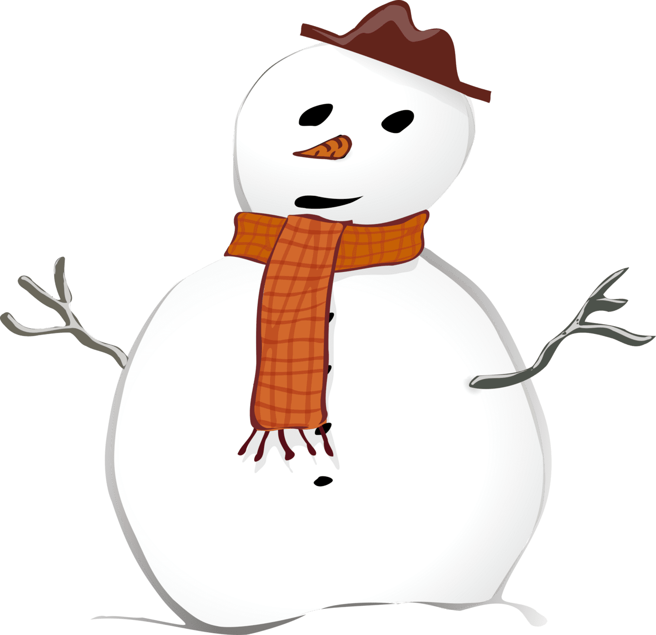 Snowman by theresaknott clipart background