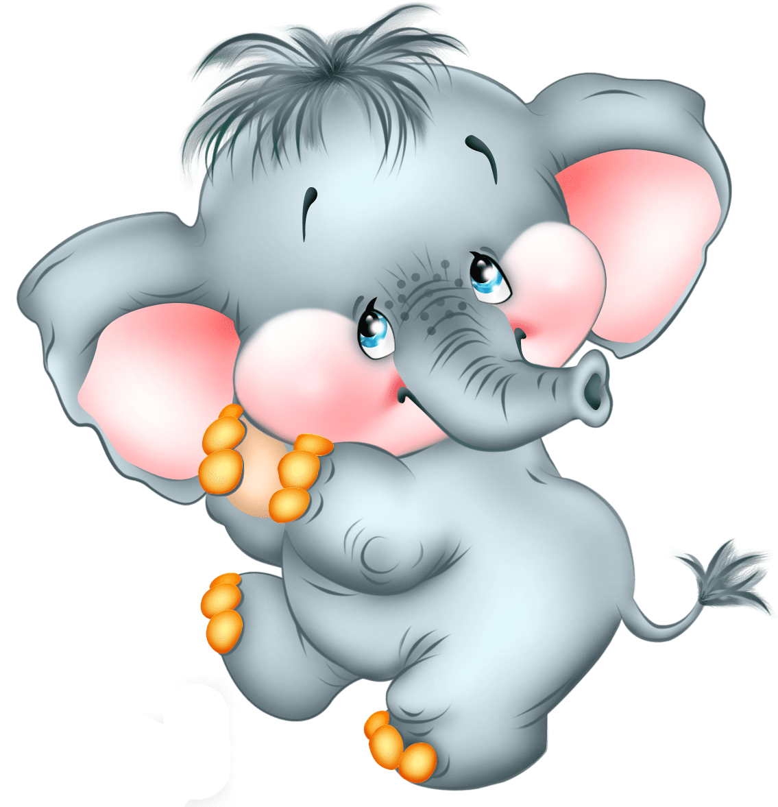 Elephant pin page clipart background