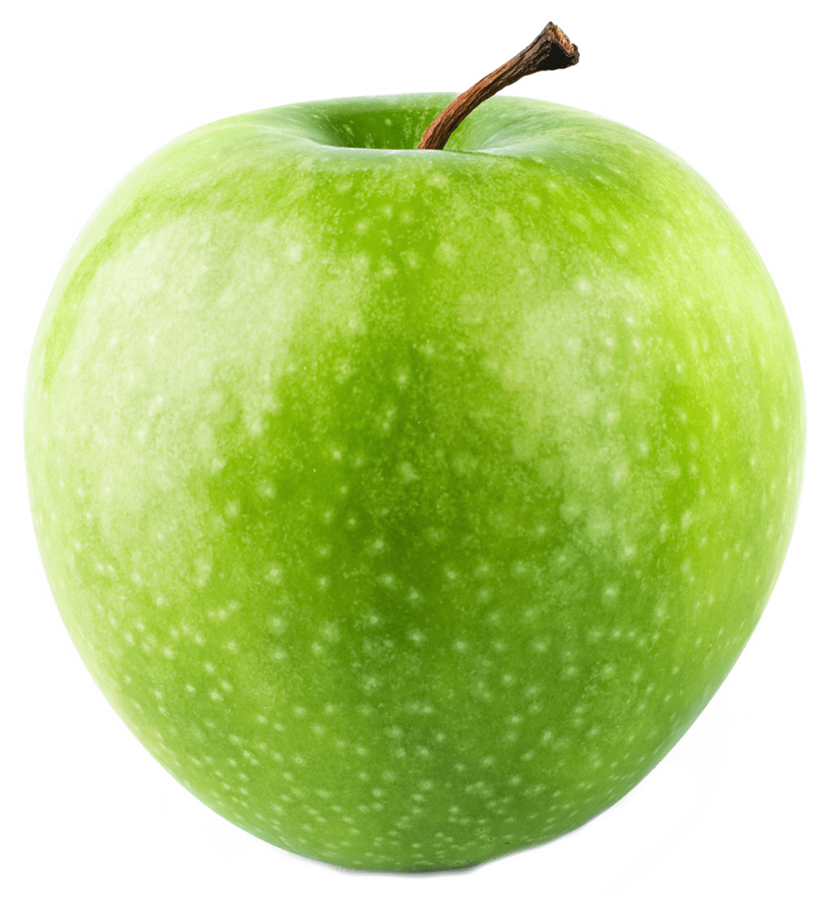 Large green apple clipart logo