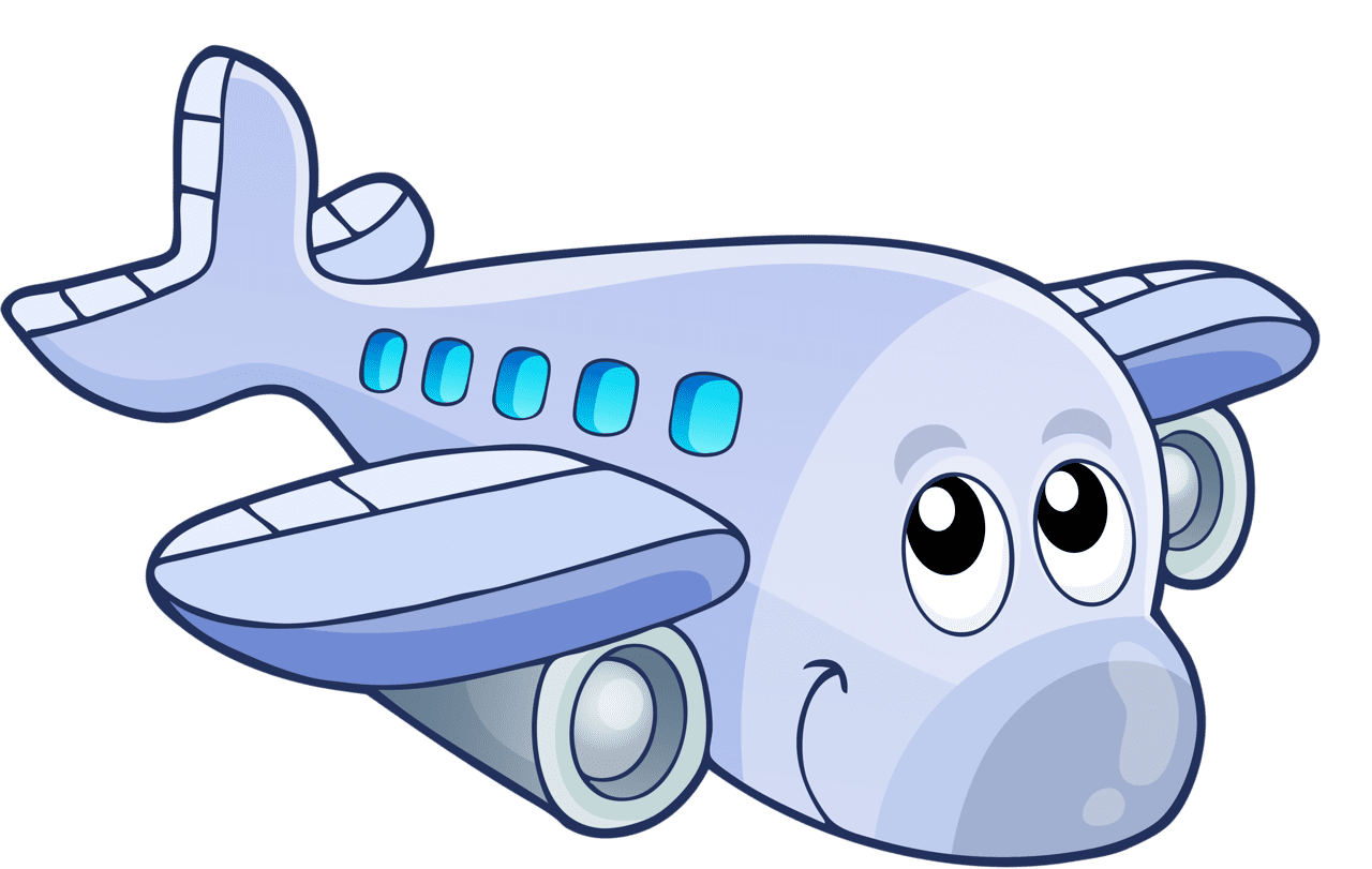 Cartoon airplane clipart free