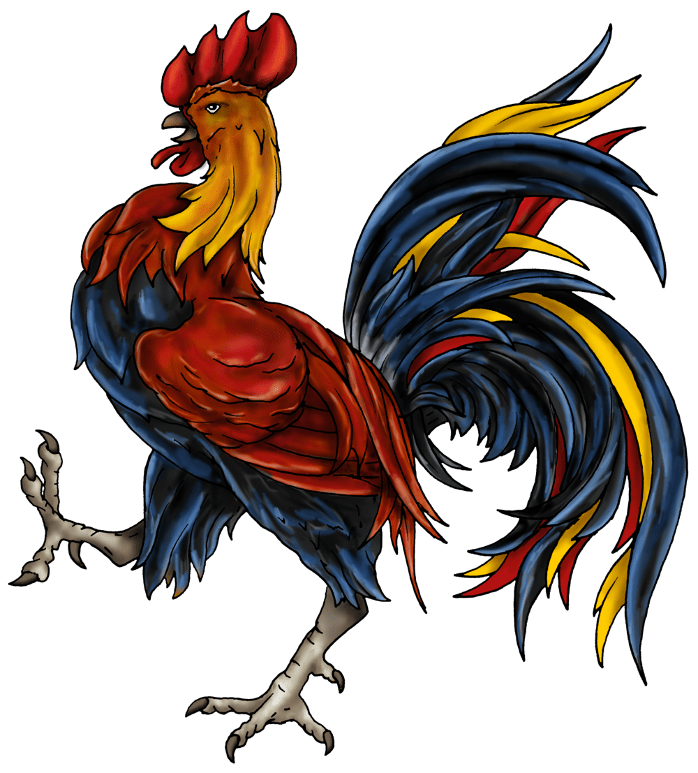 Chicken pin page clipart logo