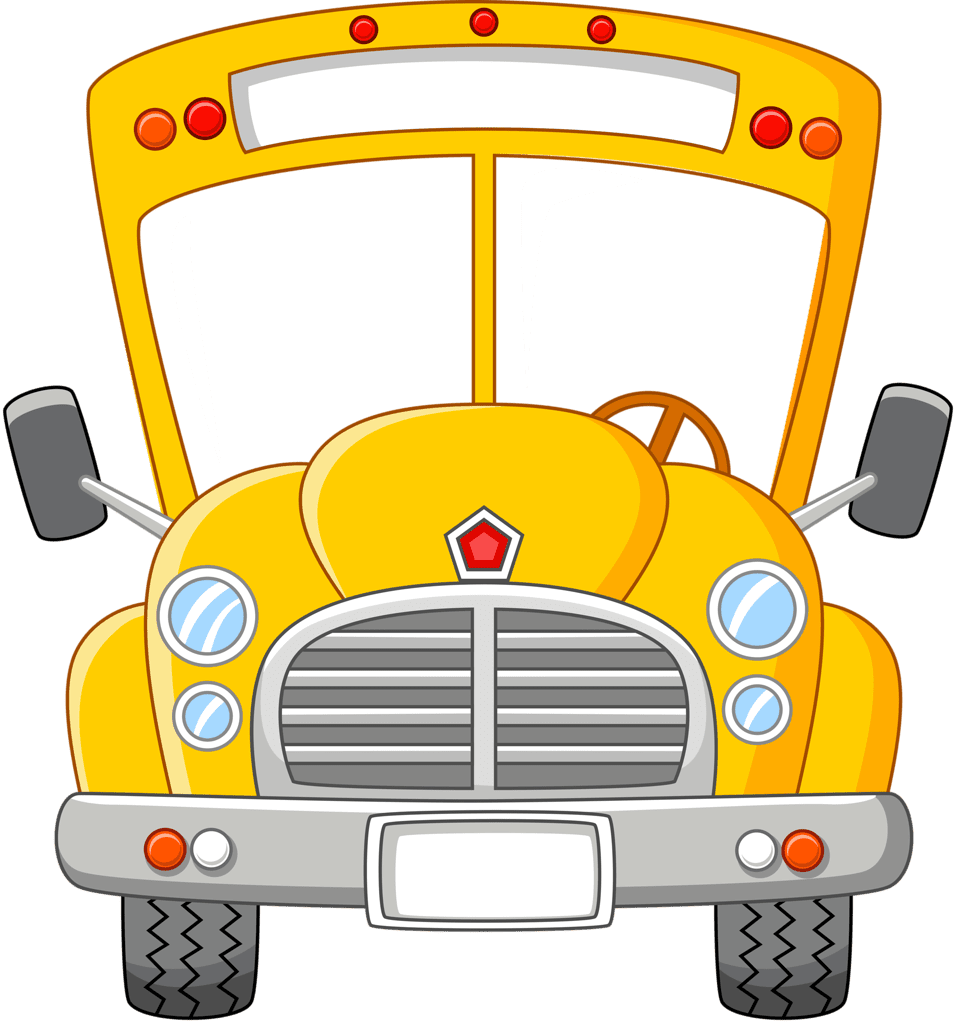 Car school buses clipart images bus vector clipartmax