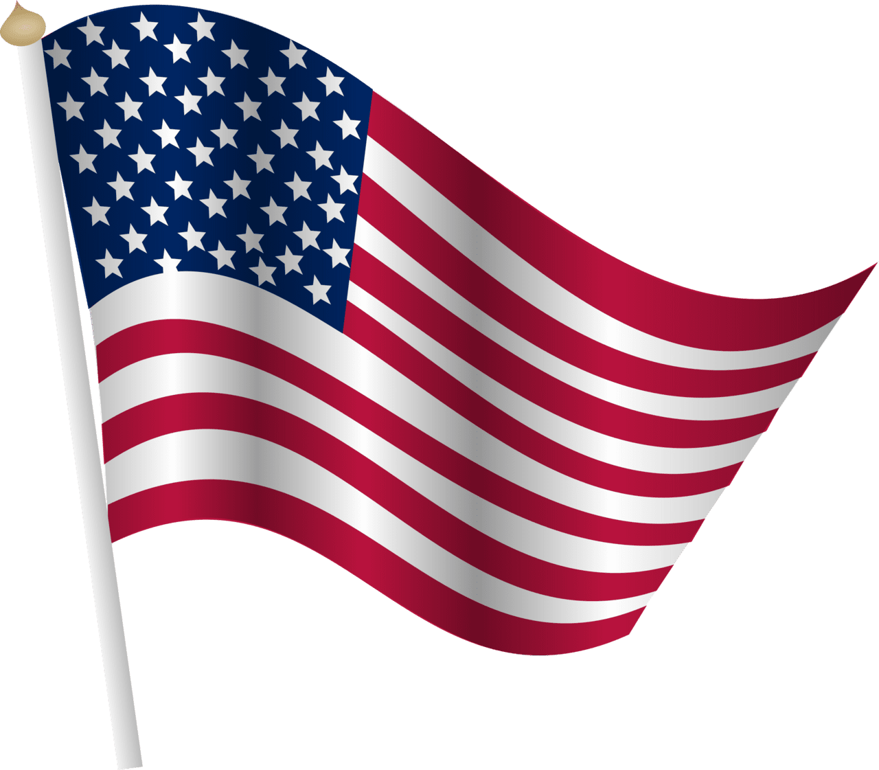 American flag clipart photo