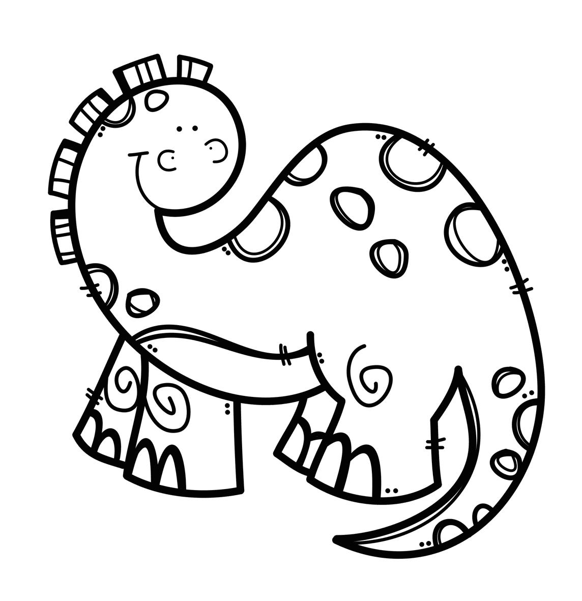 Dinosaur coloring pages for kids clipart background