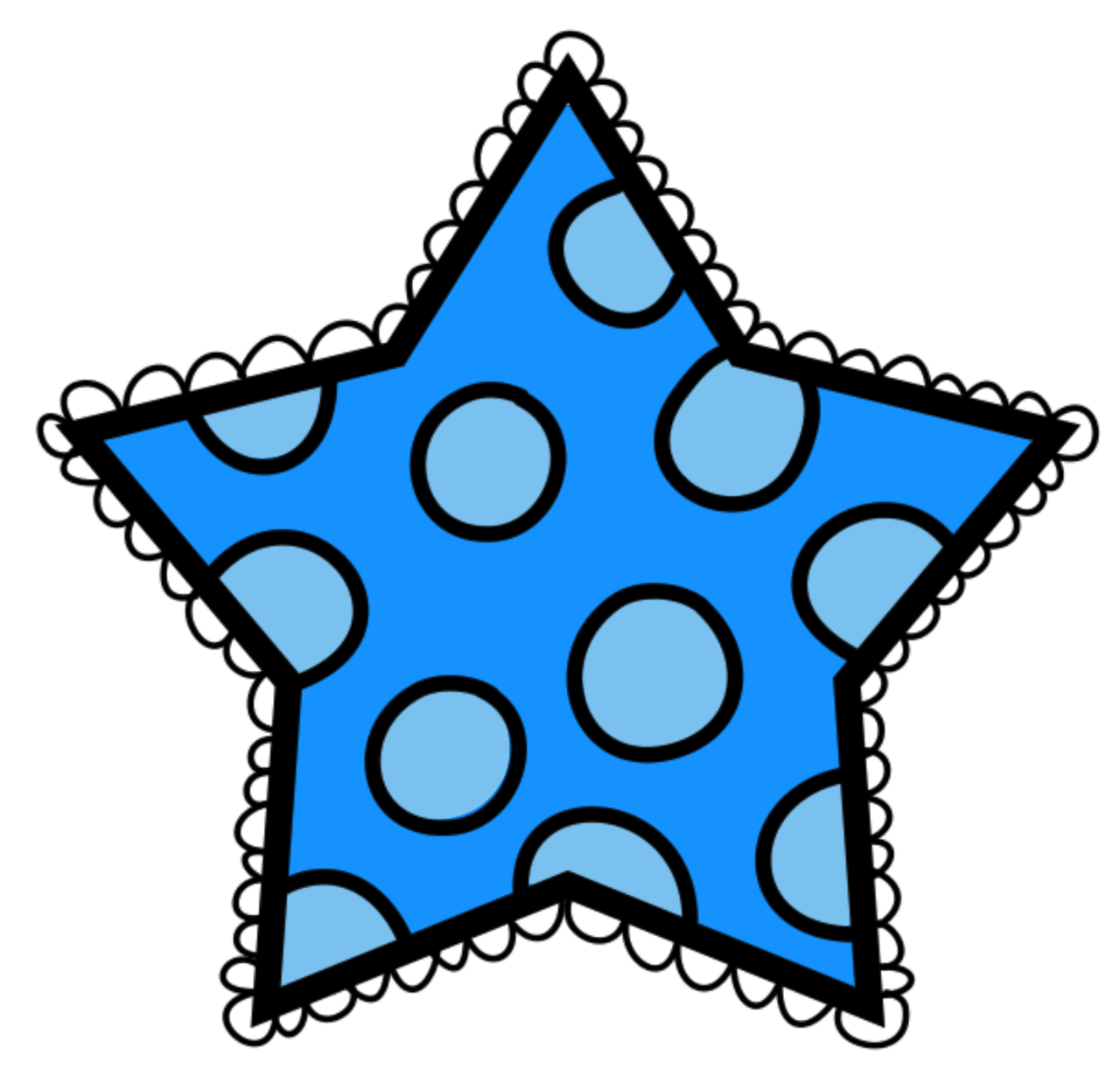 Star sharing sunday creative clips clipart borders picture