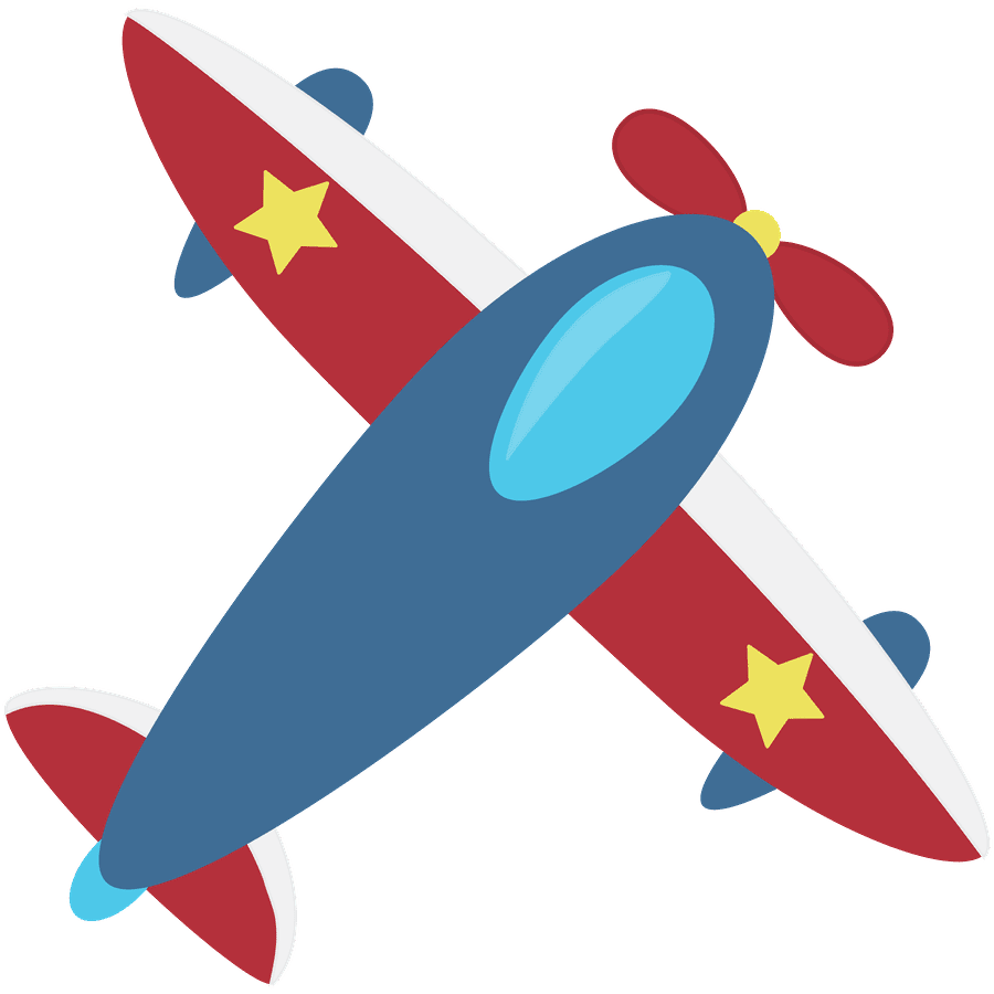 Airplane pin page clipart logo