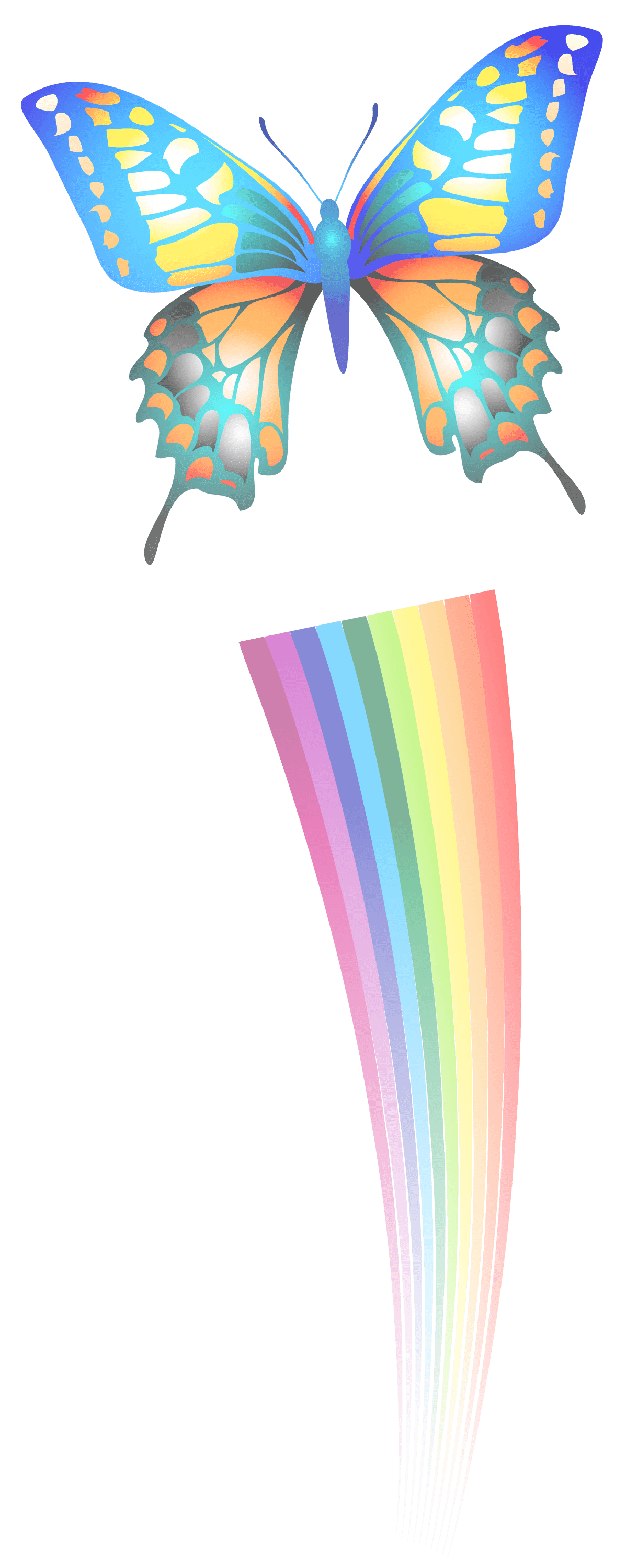 Rainbow clipart library background