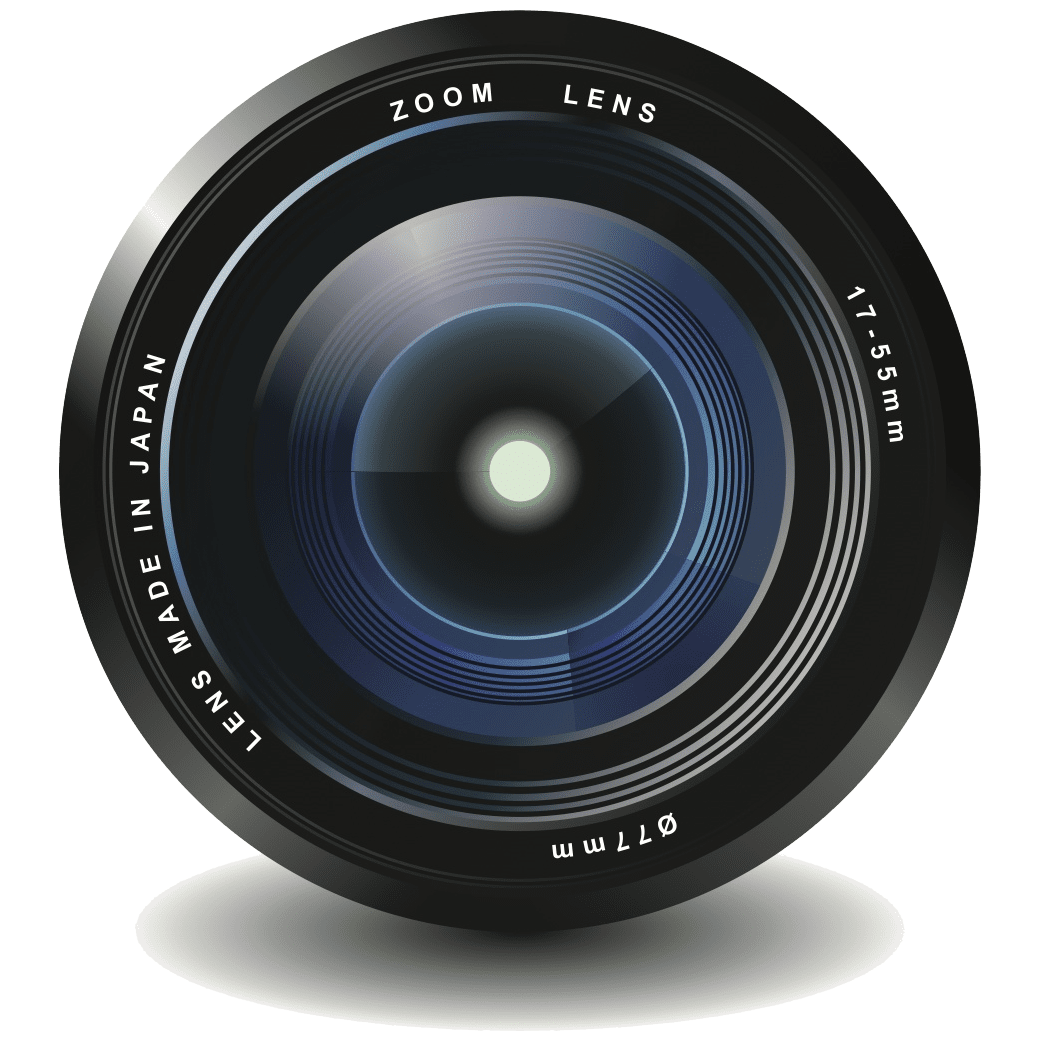 Camera lens clipart collection background