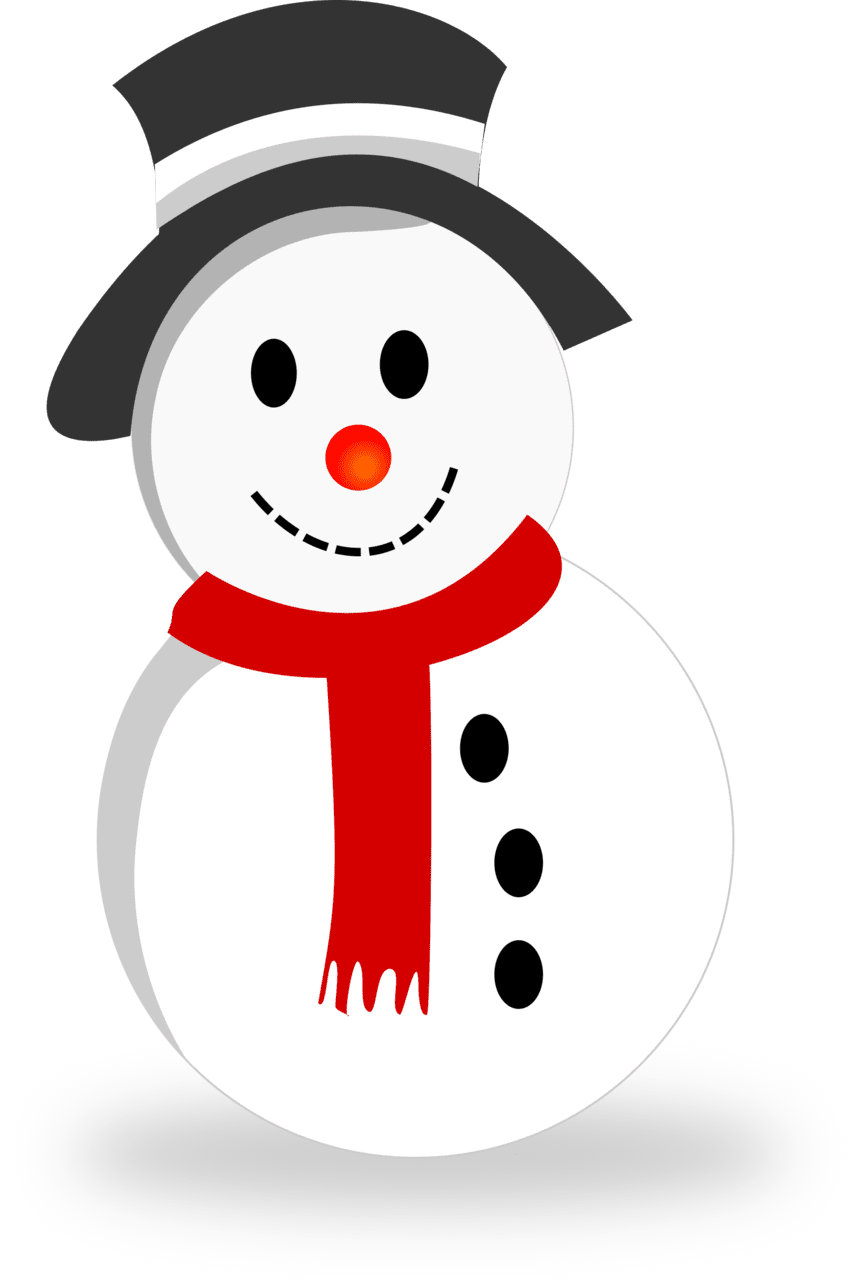 Snowman clipart background