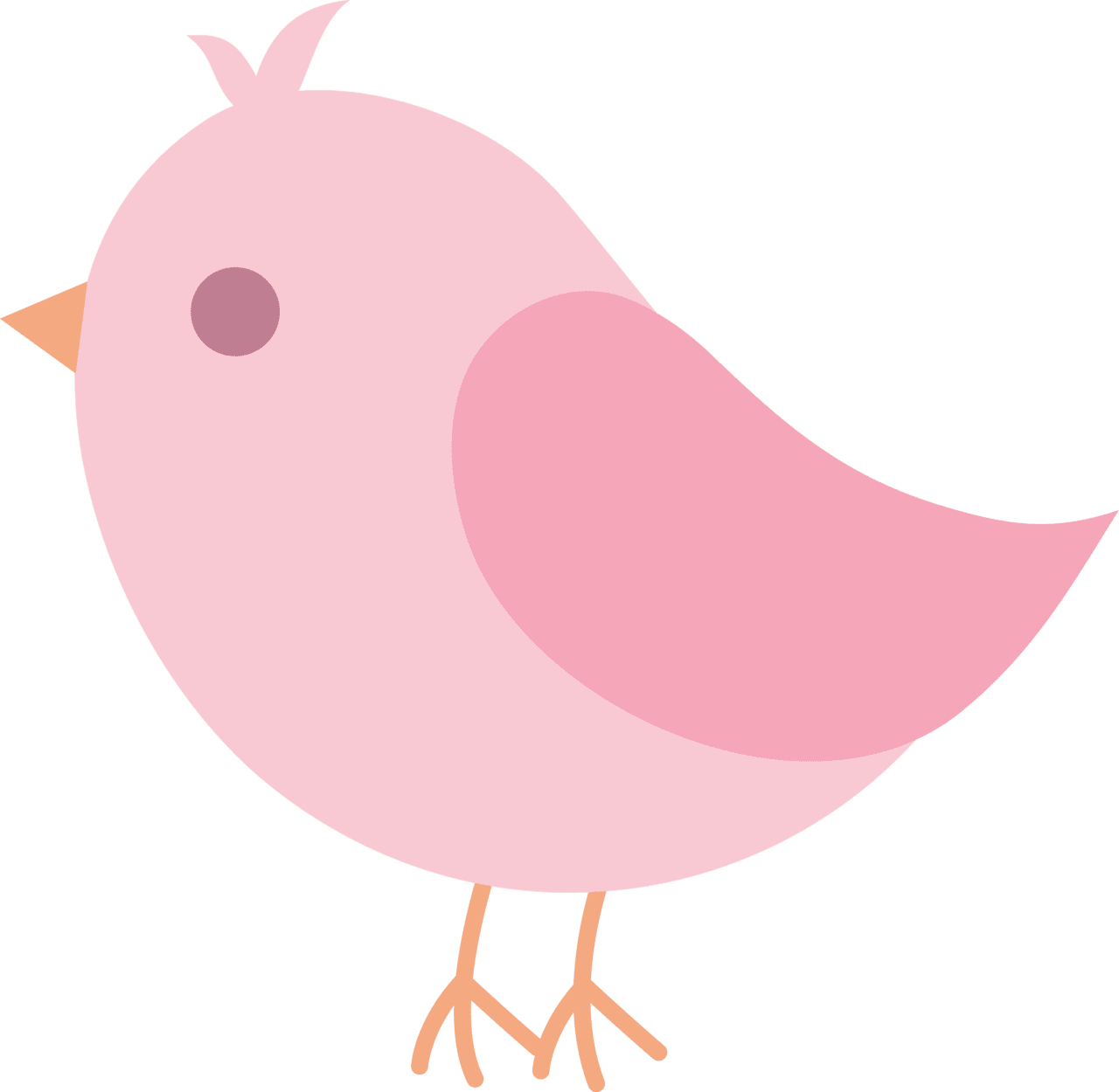 Pink love bird clipart dromggd top background