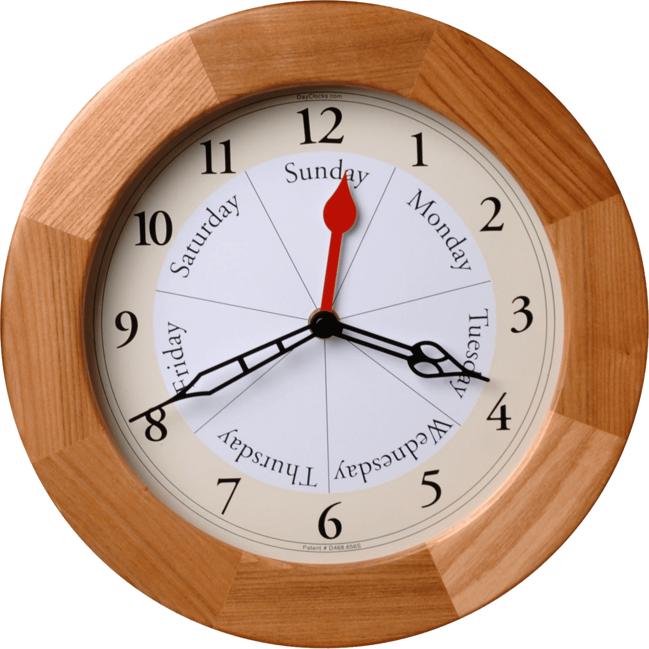 Wall clock clipart vector