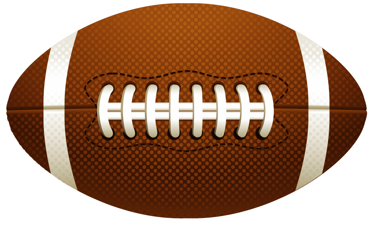 American football ball vector clipart