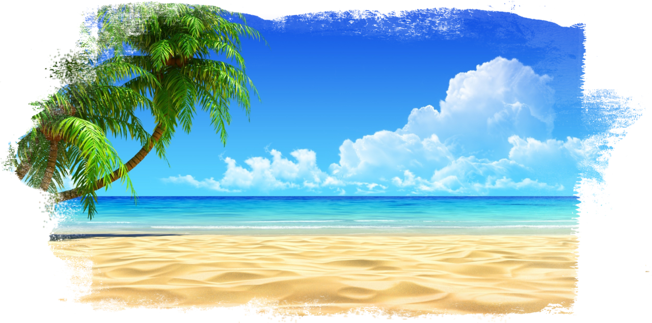 Beach clipart transparent