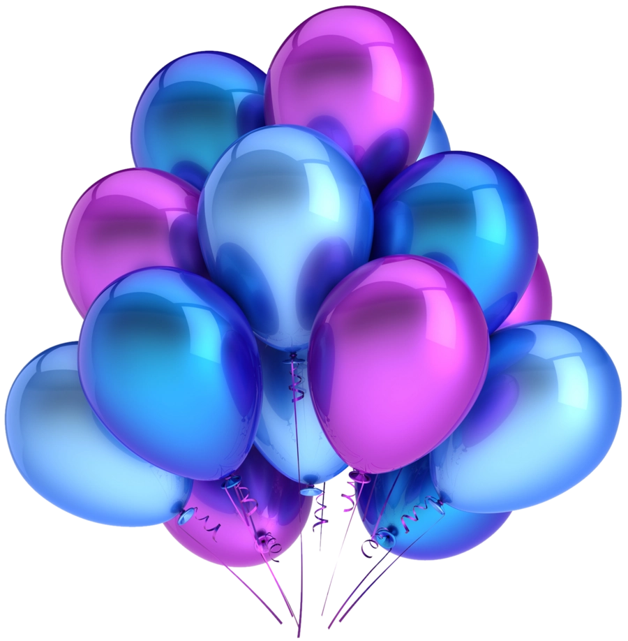 Balloon images picture with transparency for clipart