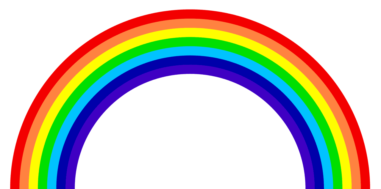 Rainbow ra bow hd images clipart logos