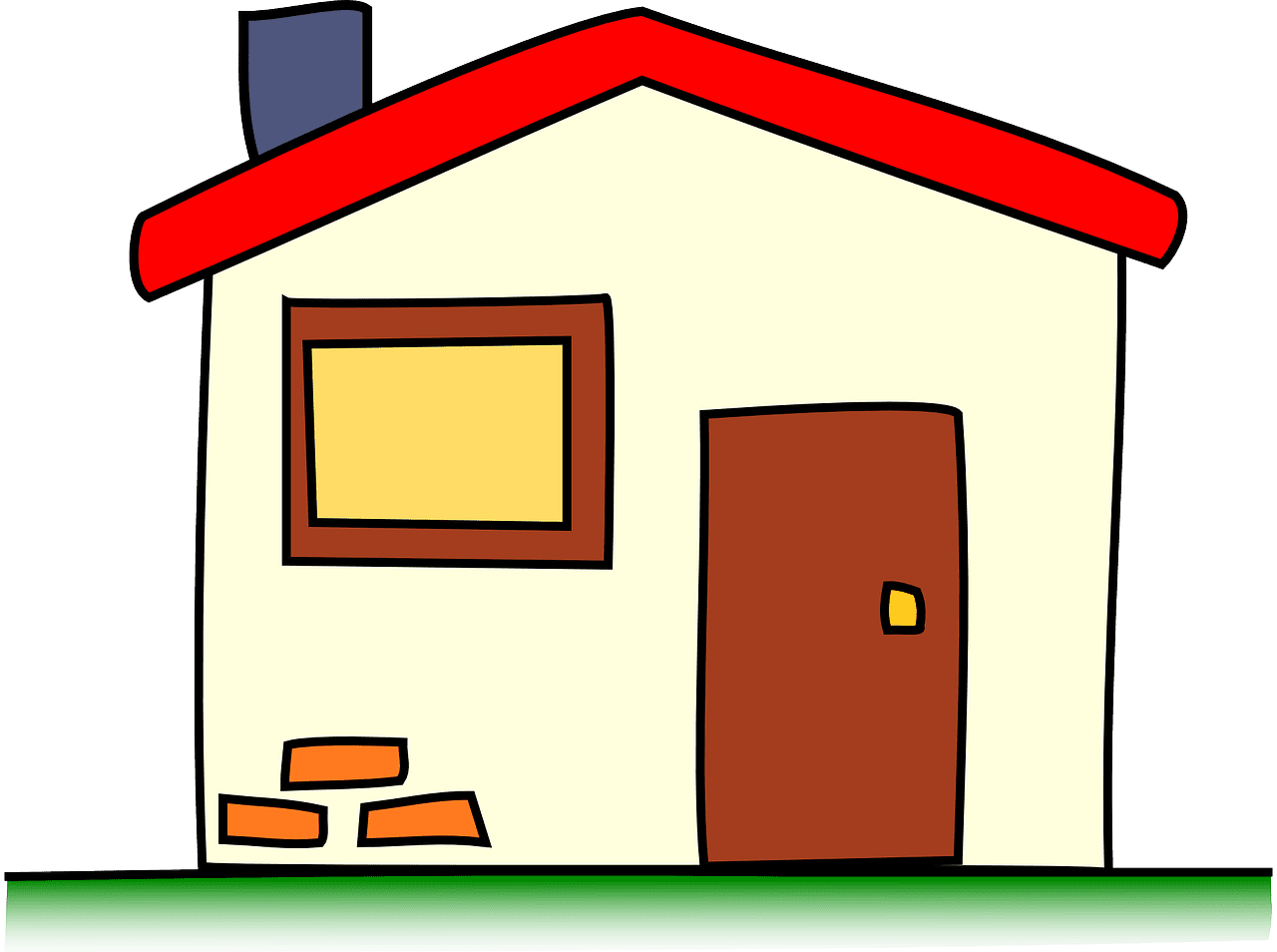 House pin page clipart picture