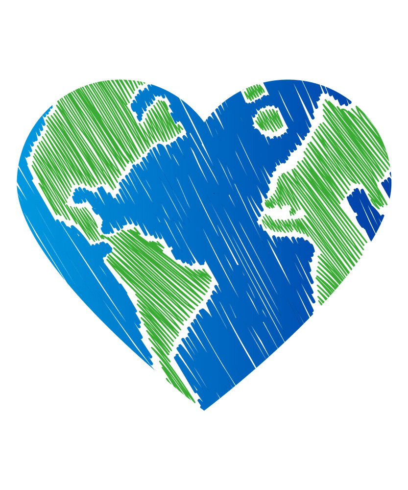 Love the planet earth day recycle art print by aombin clipart clip art