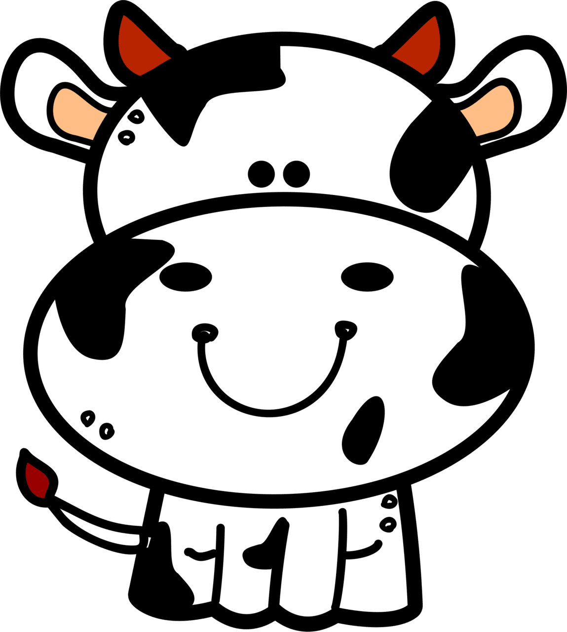 Cow pin page clipart free 2