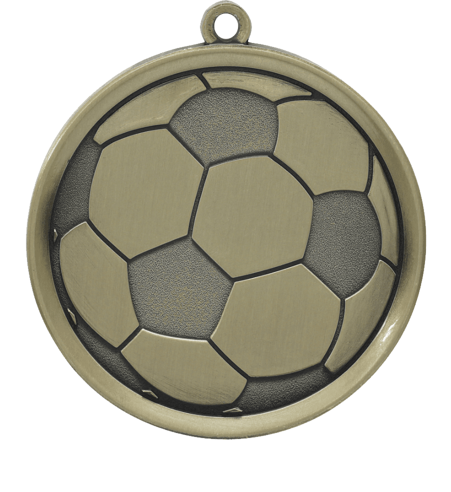 Soccer ball premier medal medals silver clipart image