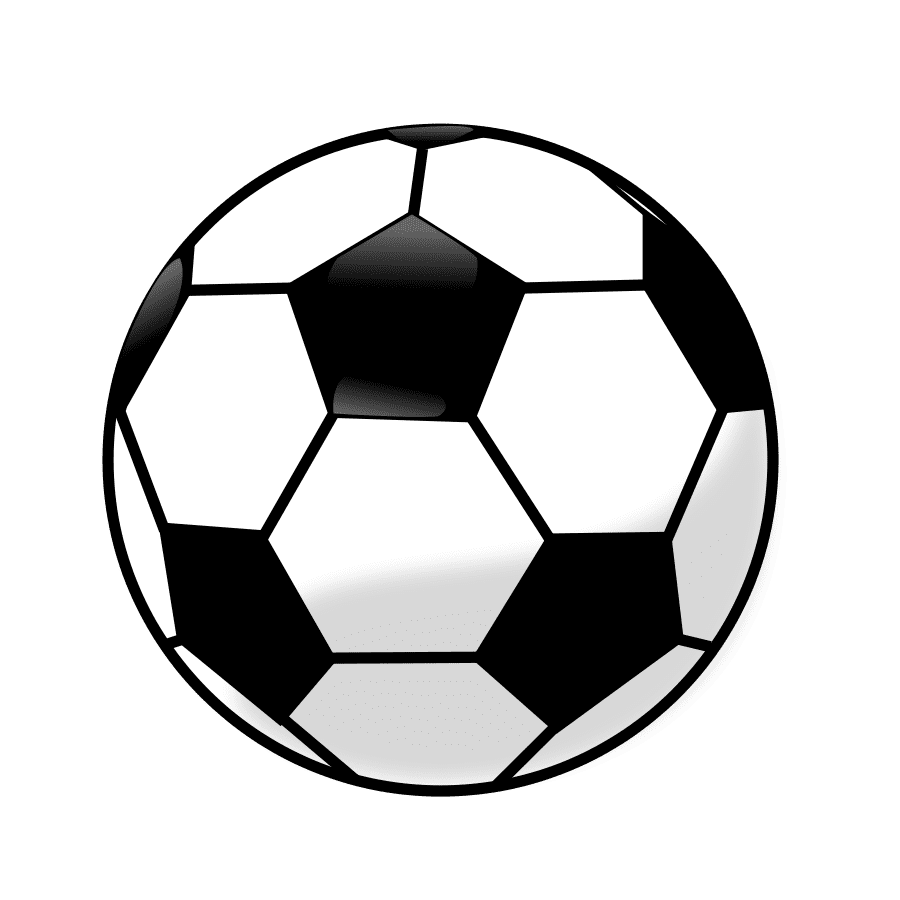 Blue soccer ball clipart panda images