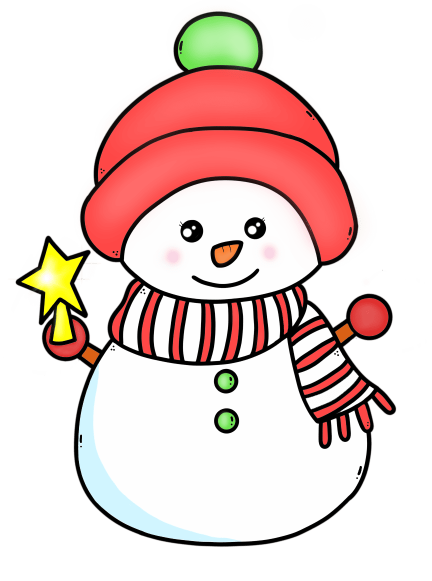 Cute snowman craft for christmas clipart clip art