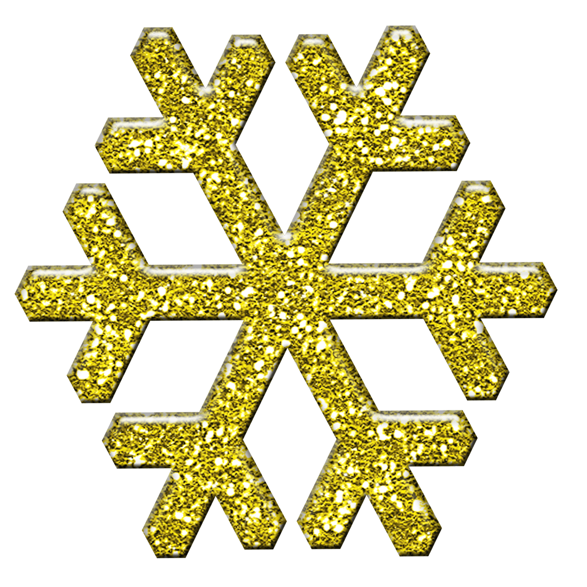 Snowflake christmas scrapbooking goodies gold images clipart